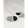 Mirror folding circle (2) C/took D7.5cm grl pwr white layer packet QF