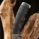 The hunting knife "Ples" steel - 95x18. Handle - steel / rubber, 25 cm