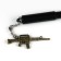 Ballpress Blue Paste 0.5 mm with a suspension machine "Happy Defender of the Fatherland" Plastic