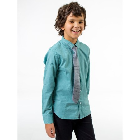Surchachka upper for ISee boys, height 146-152 cm, green color-2