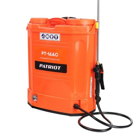 Range battery Patriot PT-16AC, 12 V, 8 Ah, AGM, 16 L, 5 l/min-7
