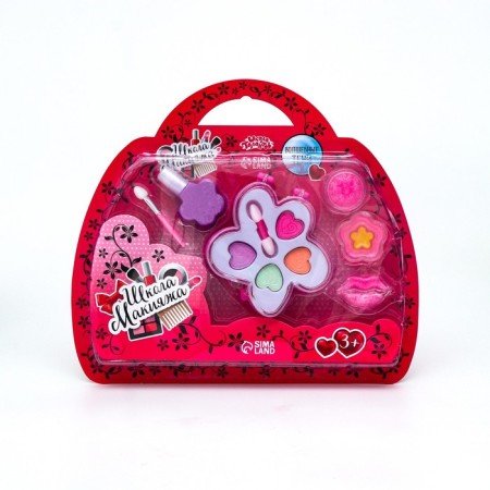 Cosmetics set for the girl "Flower and accessories"-4