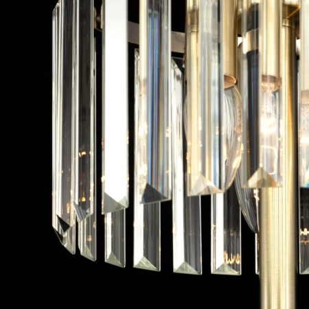 Lapel -Decorative lamp Citilux "Inga" CL335833 27x27x56 cm, 3x60W, E14, brown color-14