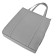 Women's bag B2823-05140, gray, genuine leather, 36x7x40 cm