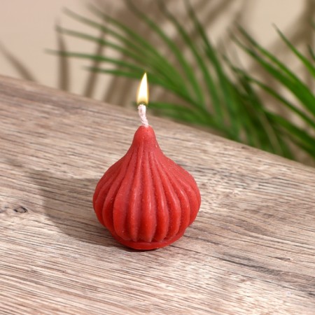 Candle "onion" 5x5x5 cm, soy wax mix-1