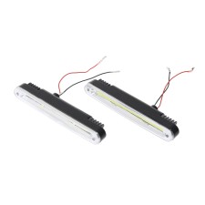 Daily running lights, 12 V, 24 W, 1 LED, 6500 K, wire 80 cm, set 2 pcs