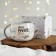 Ceramic mug "is nowhere better", 350 ml, the color is gray