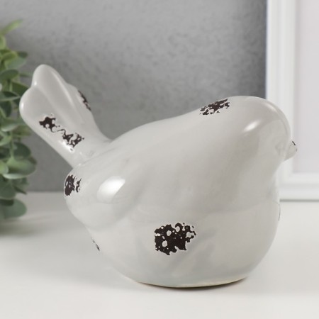 Pigger Ceramics "Gray Sparrows" 18.8 11.9x13 cm-1
