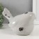 Pigger Ceramics "Gray Sparrows" 18.8 11.9x13 cm