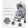Stroller walking children's Rant Basic "Tango" RA351, folds on a cane, color Silver Grey