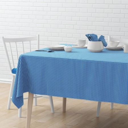 The tablecloth "Marsi", size 145 x 170 cm, blue color