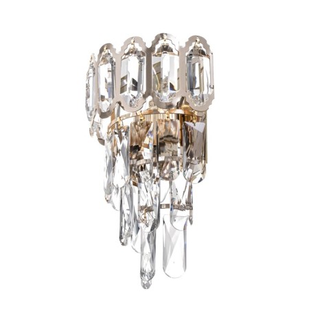 Bra "Tiara" E14 40W gold 29x21x21cm-3
