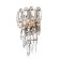 Bra "Tiara" E14 40W gold 29x21x21cm