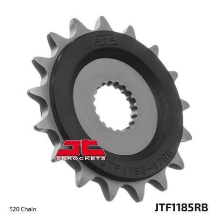 Front Presenter Star with Dampfer JTF1185.17RB, chain 520, 17 teeth