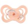 Nipple - orthodontic dummy, silicone, +6 months, with a holder, pink color
