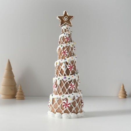 Souvenir Polystone "Herringbone Hello with candy" 9x9x25.5 cm