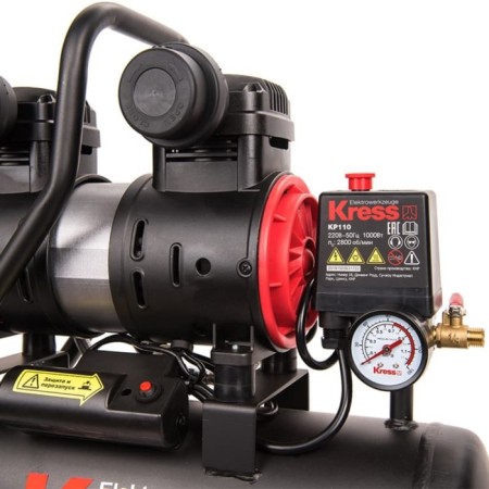 Air -free compressor KRESS KP110, 220 V, 1000 W, 7 bar, 72 l/min, 2800 rpm-6