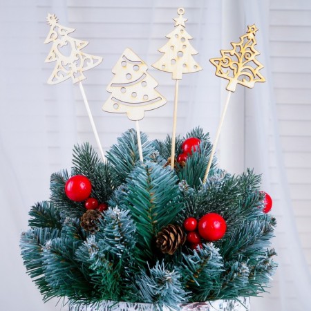 Topper "Christmas tree" without painting, we give a mix beautifully