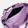 Sports bag with lightning, external pocket, lilac color