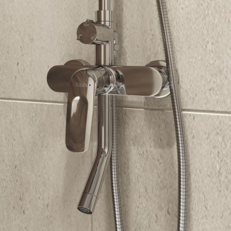 Shower system IDDIS MALE MALSB3FI06, tropical shower, shower, brass, chrome-2