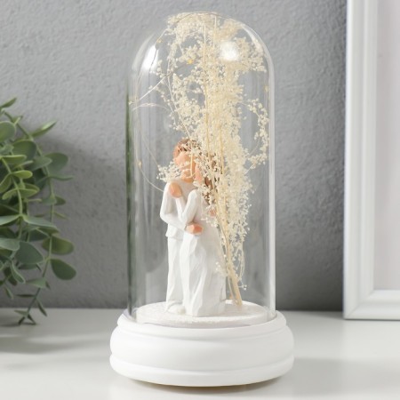 Souvenir Polystone Light "Love under the tree" MIX 10.5x10.5x19 cm-5