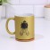 Sublimation mug "Cup of Depresso", gold glitter