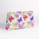 Cosmetic bag with lightning, white/multi -colored color