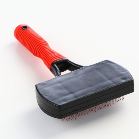 Puchoderma with a drop of 10 x 17 cm, rubberized handle, black-red-1