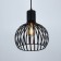 Bayerlux lamp "Kiruna" 1HE27 40W black 20x20x28-128cm