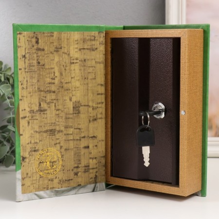 Safe-book wood to the leatherette "sculpture. Roman emperor" 21x13x5 cm-2