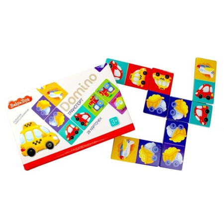 Domino Children's Tenth Kingdom "Transport", 28 pcs-2