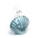 Figure candle "shell", 4x9x6.5 cm, turquoise