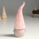 Polystone souvenir "Santa Claus in a pink cap, the cap pulled over" 8.5x8x20.5 cm