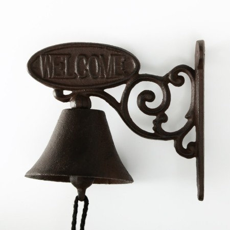Bell souvenir cast iron "Welcome" 19x11x15 cm-2