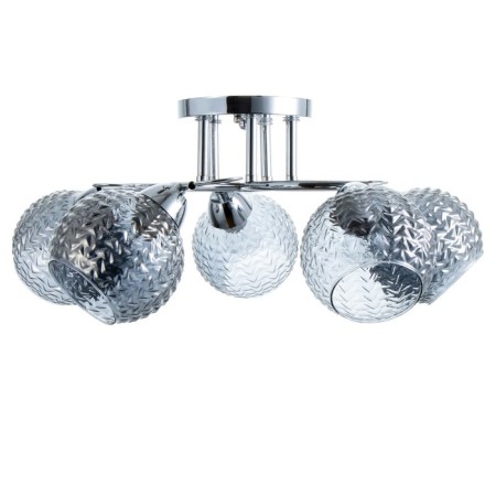 Люстра "Эрион" 5хЕ27 40Вт хром 56х56х22 см BayerLux-3