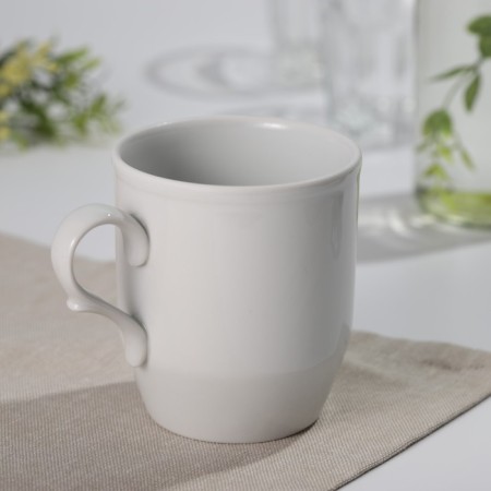 White mug, 350 ml, porcelain-1