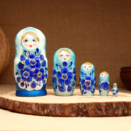 Matryoshka 5-doll "Iraid", 14-15 cm