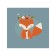 Organizer in a bathtub on the suction cups “Modest Fox”, for storing toys and little things, size 33x39 cm