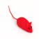 Velvet mouse, 6 cm, 50 pcs, mix of flowers