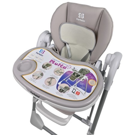 Holler for feeding children's farfello multa, color gray silk-18