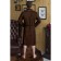 Male dressing gown, shalka, size 56, chocolate, maistra