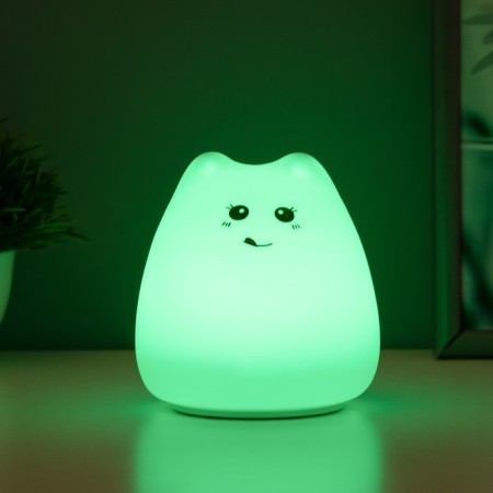 Nightlight "Antistress Tyakish Kotka" Led RGB from batteries 3AAA 9.5x9.5x10.5 cm Risalux-3