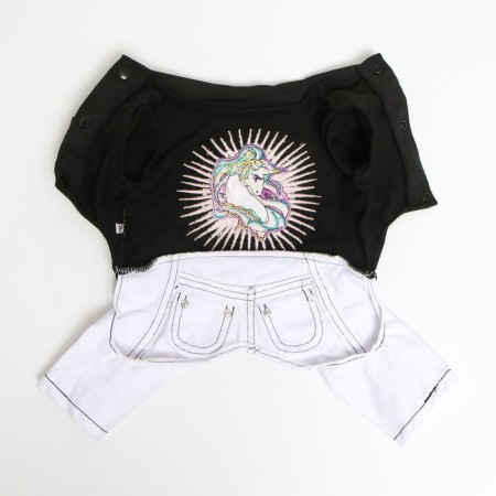 Kombinson "Unicorn", size 10 (DS 25 cm, OG 34 cm, Osh 24 cm), black and white-7