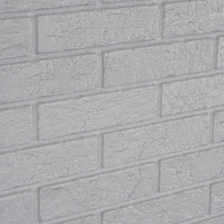PVC panel Brick Snow White, 485x960-3