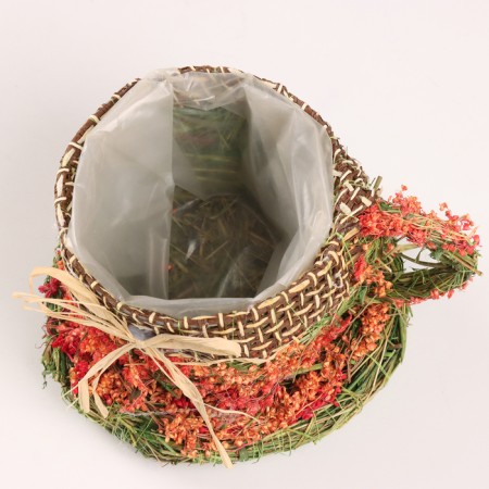 Kashpo, 19 x 15 x 11 cm, grass-4