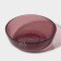 Deep glass plate "idyll", d = 18 cm, lilac color
