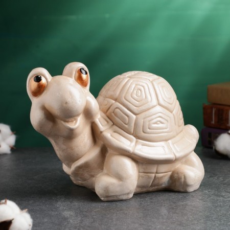 Pigger "Turtle" ivory, 23x13x16cm