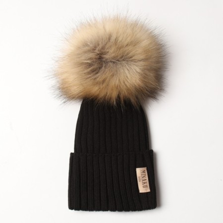 Children's hat minku rr 48-50, black color