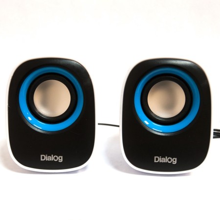 Computer speakers 2.0 Dialog Colibri AC-06UP, 2x6 W, Jack 3.5 mm, USB, white-1