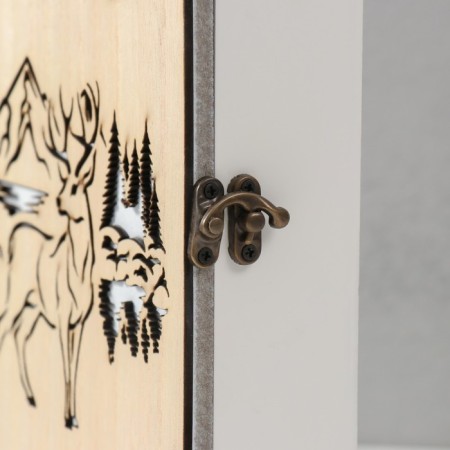 Keywood tree 6 hooks "Deer" 26.5x20.8x6.3 cm-3